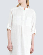 LILLE-Kukka-shirt-dress-white